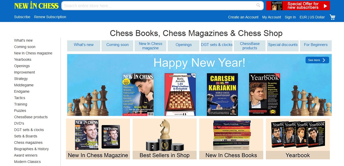 Các tòa soạn, tạp chí cờ vua nổi tiếng trên thế giới