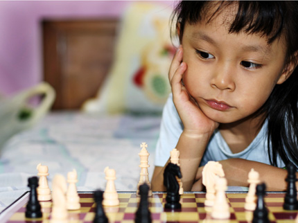 Tâm sự của một người bố có con học cờ vua
