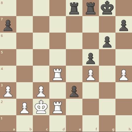 A chess board with chess pieces
Description automatically generated